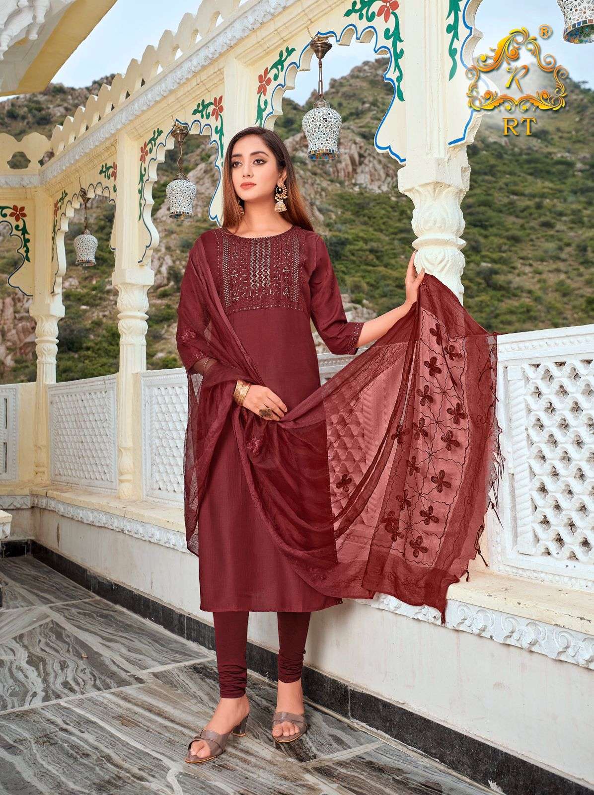 RIM-JHIM VOL-2 BY RT 1523 TO 1528 SERIES DESIGNER STYLISH FANCY COLORFUL BEAUTIFUL PARTY WEAR & ETHNIC WEAR COLLECTION MUSLIN KURTIS WITH DUPATTA AT WHOLESALE PRICE