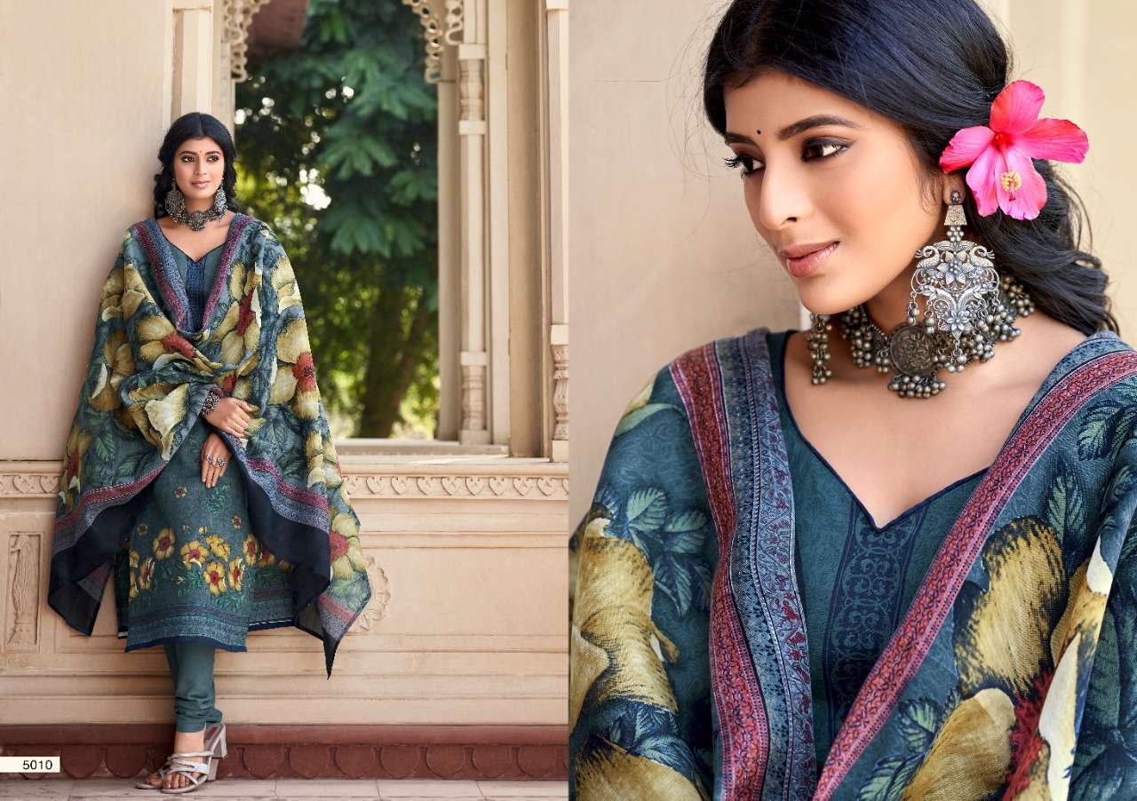 JASMINE VOL-25 BY SWEETY FASHION 5001 TO 5012 SERIES BEAUTIFUL SUITS STYLISH FANCY COLORFUL CASUAL WEAR & ETHNIC WEAR SOFT COTTON PRINTED DRESSES AT WHOLESALE PRICE