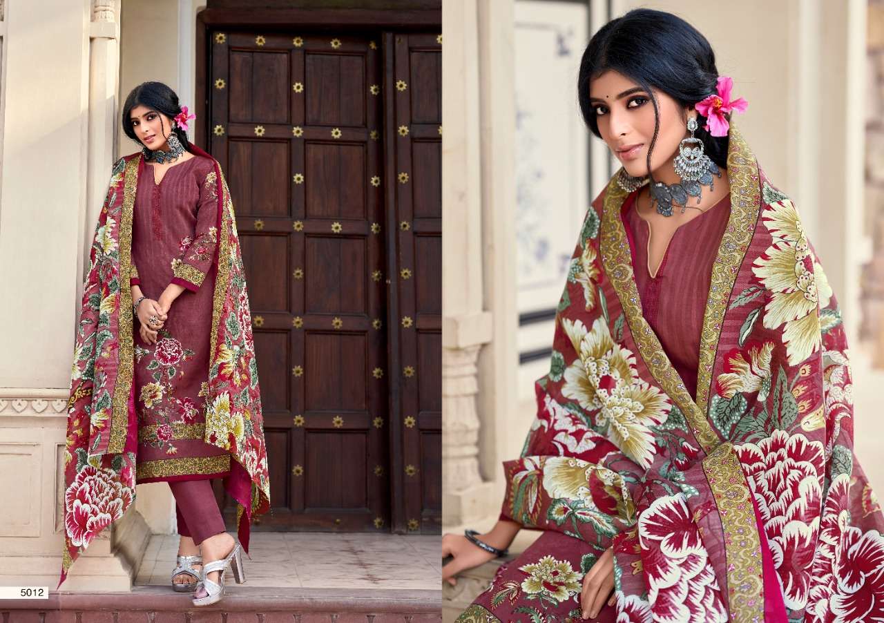 JASMINE VOL-25 BY SWEETY FASHION 5001 TO 5012 SERIES BEAUTIFUL SUITS STYLISH FANCY COLORFUL CASUAL WEAR & ETHNIC WEAR SOFT COTTON PRINTED DRESSES AT WHOLESALE PRICE