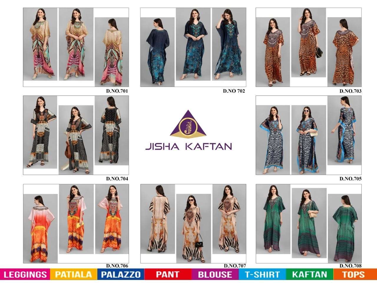 Kaftan-E-Nazakat Vol-7 By Jelite 701 To 708 Series Designer Stylish Fancy Colorful Beautiful Party Wear & Ethnic Wear Collection Satin Kaftan At Wholesale Price