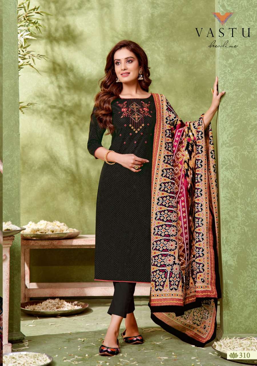 IKKAT PATOLA VOL-3 BY VASTU TEX 301 TO 310 SERIES BEAUTIFUL SUITS COLORFUL STYLISH FANCY CASUAL WEAR & ETHNIC WEAR PURE LAWN PRINT WITH WORK DRESSES AT WHOLESALE PRICE