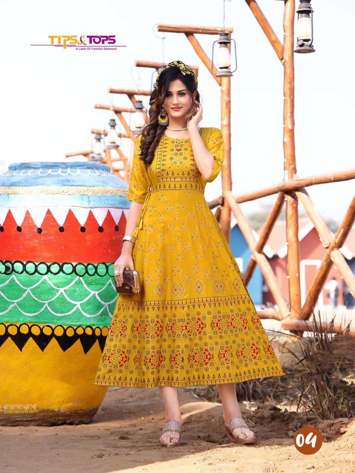 MILLIE BY TIPS AND TOPS 01 TO 06 SERIES DESIGNER STYLISH FANCY COLORFUL BEAUTIFUL PARTY WEAR & ETHNIC WEAR COLLECTION RAYON PRINT KURTIS AT WHOLESALE PRICE
