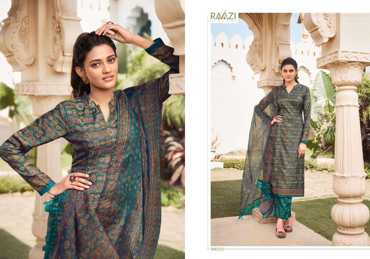 RESHAM BY RAMA FASHION 8001 TO 8008 SERIES BEAUTIFUL SUITS COLORFUL STYLISH FANCY CASUAL WEAR & ETHNIC WEAR TUSSAR SILK DIGITAL PRINT DRESSES AT WHOLESALE PRICE