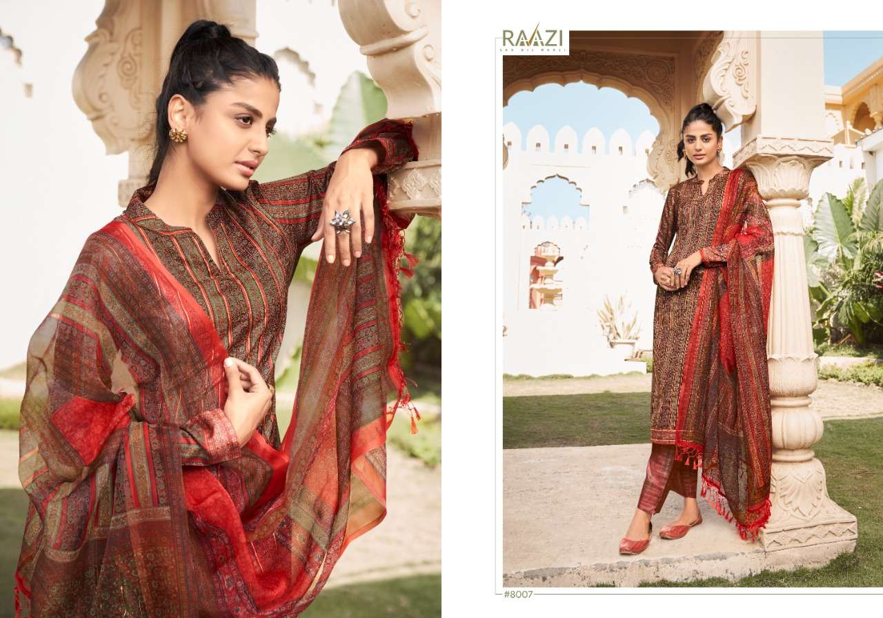 RESHAM BY RAMA FASHION 8001 TO 8008 SERIES BEAUTIFUL SUITS COLORFUL STYLISH FANCY CASUAL WEAR & ETHNIC WEAR TUSSAR SILK DIGITAL PRINT DRESSES AT WHOLESALE PRICE