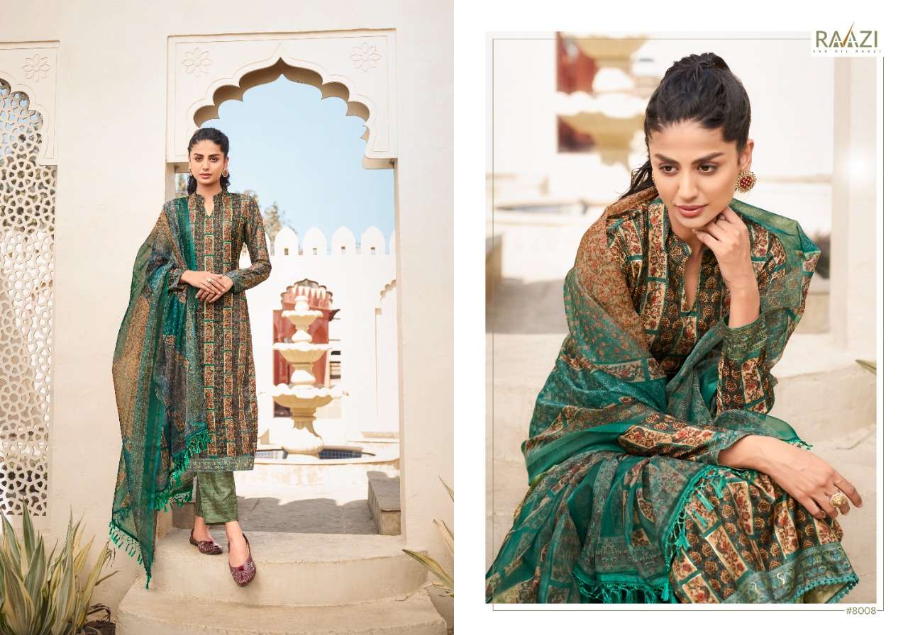 RESHAM BY RAMA FASHION 8001 TO 8008 SERIES BEAUTIFUL SUITS COLORFUL STYLISH FANCY CASUAL WEAR & ETHNIC WEAR TUSSAR SILK DIGITAL PRINT DRESSES AT WHOLESALE PRICE