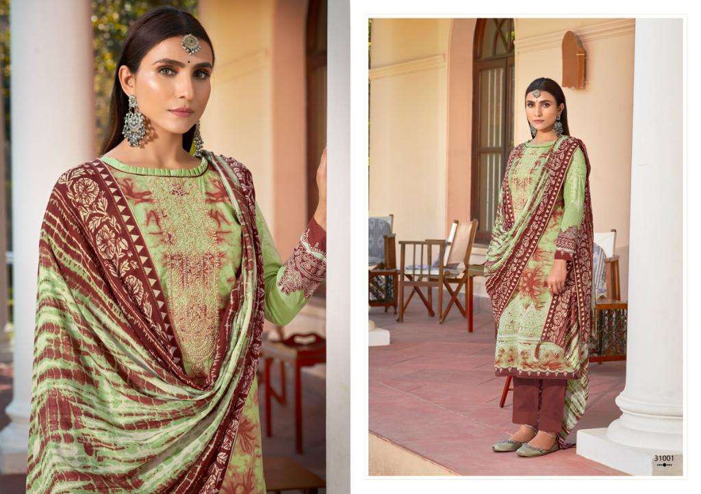 AARVI BY SELTOS 31001 TO 31008 SERIES BEAUTIFUL SUITS COLORFUL STYLISH FANCY CASUAL WEAR & ETHNIC WEAR PURE LAWN PRINT DRESSES AT WHOLESALE PRICE