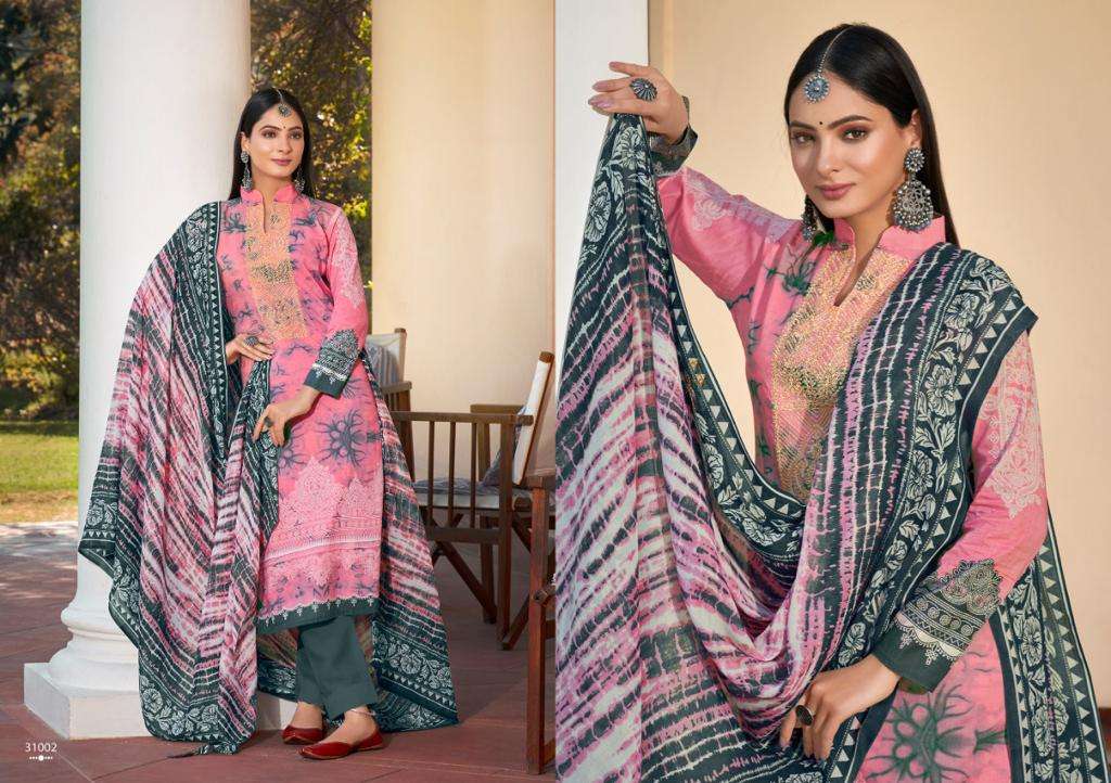 AARVI BY SELTOS 31001 TO 31008 SERIES BEAUTIFUL SUITS COLORFUL STYLISH FANCY CASUAL WEAR & ETHNIC WEAR PURE LAWN PRINT DRESSES AT WHOLESALE PRICE