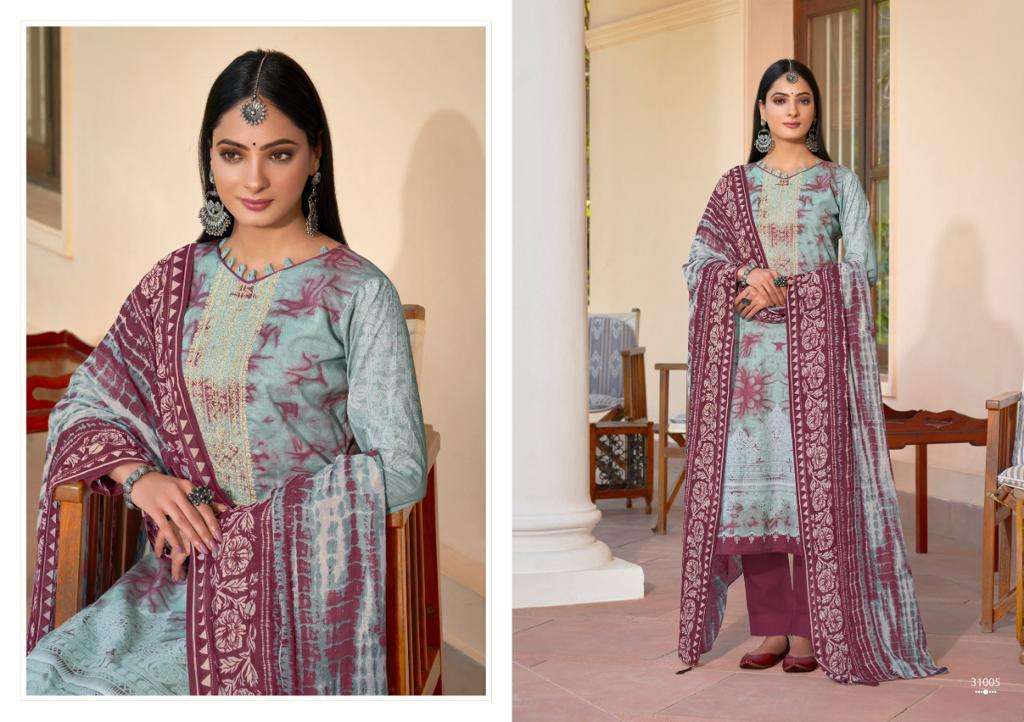 AARVI BY SELTOS 31001 TO 31008 SERIES BEAUTIFUL SUITS COLORFUL STYLISH FANCY CASUAL WEAR & ETHNIC WEAR PURE LAWN PRINT DRESSES AT WHOLESALE PRICE