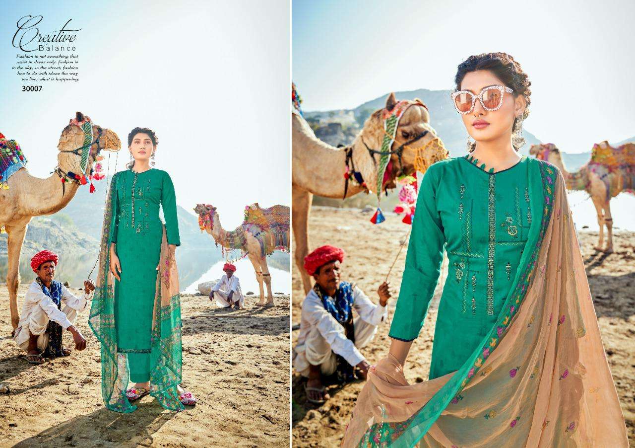 HINAAZ BY SIYONI 30001 TO 30008 SERIES BEAUTIFUL SUITS COLORFUL STYLISH FANCY CASUAL WEAR & ETHNIC WEAR HEAVY JAM COTTON PRINT DRESSES AT WHOLESALE PRICE