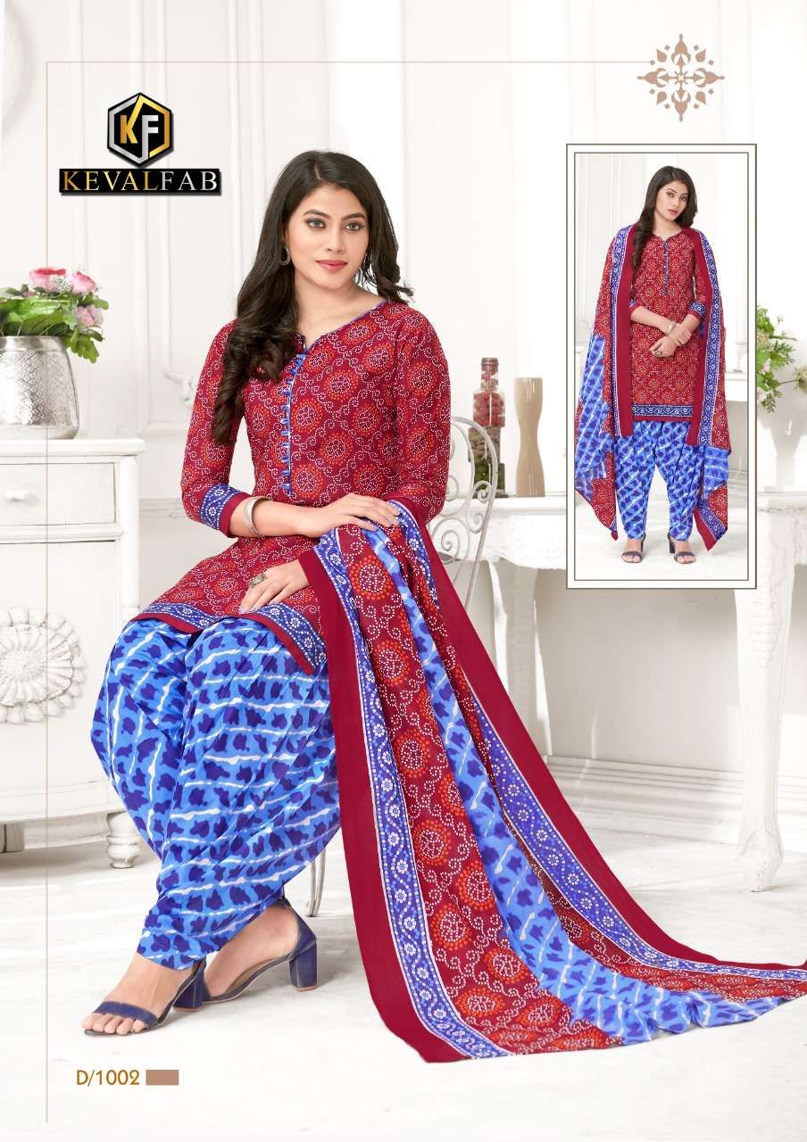 Alija Patiyala By Keval Fab 1001 To 1006 Series Beautiful Suits Colorful Stylish Fancy Casual Wear & Ethnic Wear Heavy Cotton Print Dresses At Wholesale Price