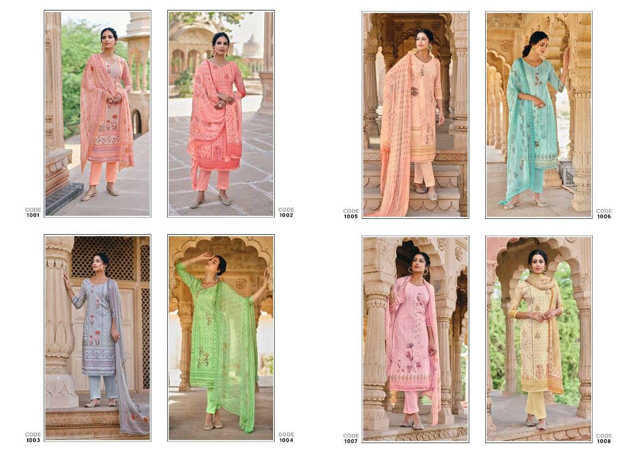 MEHAR BY RAMA FASHION 1001 TO 1008 SERIES BEAUTIFUL SUITS COLORFUL STYLISH FANCY CASUAL WEAR & ETHNIC WEAR LAWN COTTON DIGITAL PRINT DRESSES AT WHOLESALE PRICE