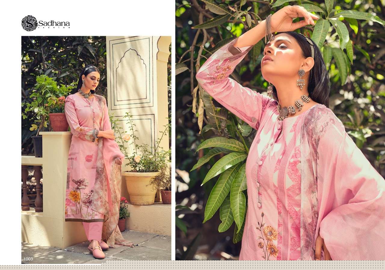 ELAAN E ISHQ BY SADHANA FASHION 1001 TO 1008 SERIES BEAUTIFUL SUITS COLORFUL STYLISH FANCY CASUAL WEAR & ETHNIC WEAR PURE LAWN COTTON DIGITAL PRINT DRESSES AT WHOLESALE PRICE