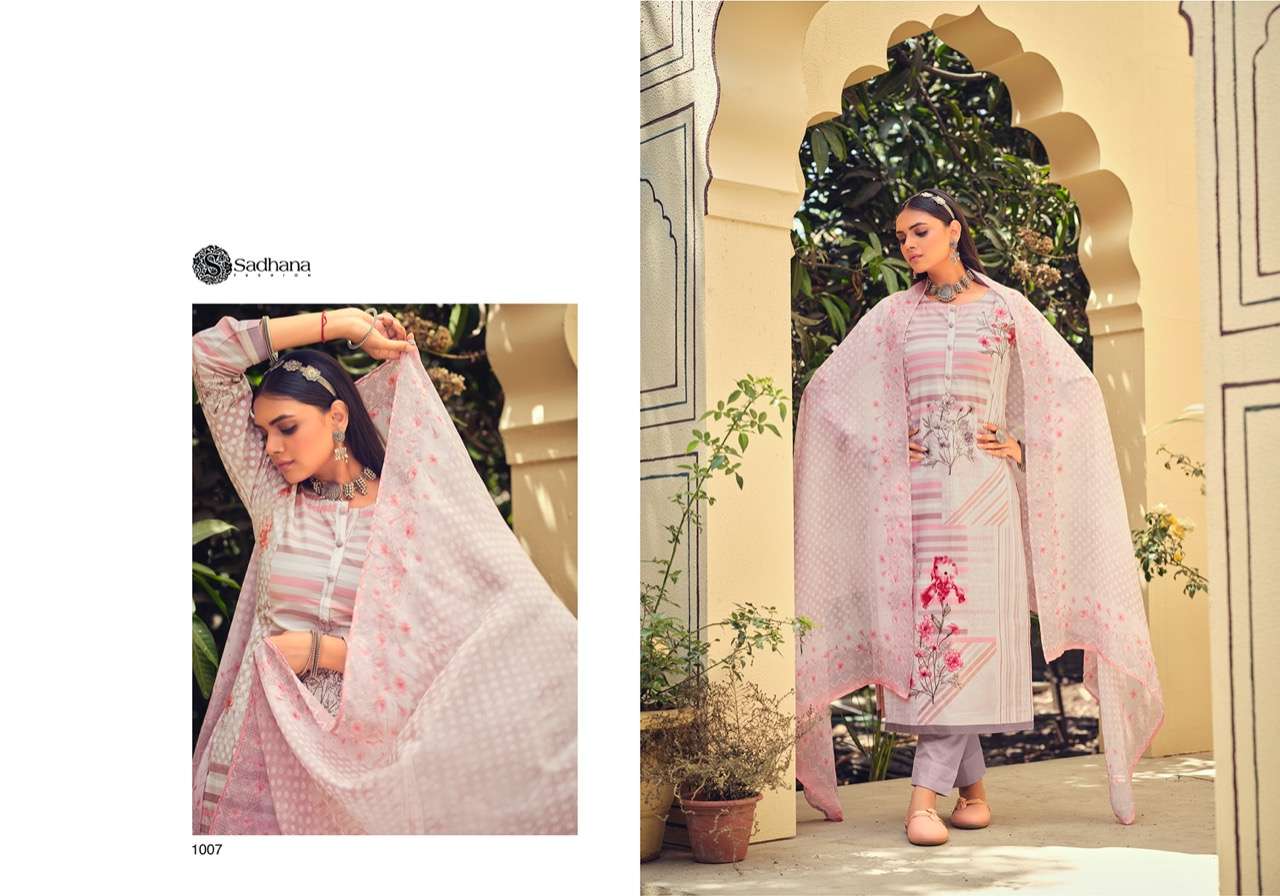 ELAAN E ISHQ BY SADHANA FASHION 1001 TO 1008 SERIES BEAUTIFUL SUITS COLORFUL STYLISH FANCY CASUAL WEAR & ETHNIC WEAR PURE LAWN COTTON DIGITAL PRINT DRESSES AT WHOLESALE PRICE