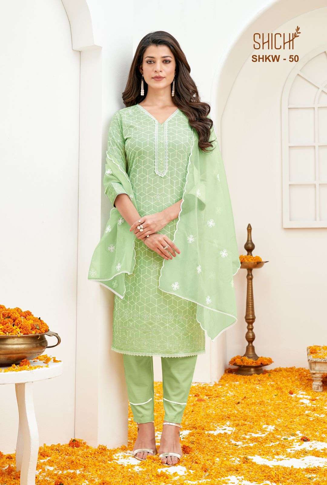 KHWAB COLLECTION BY SHICHI 49 TO 54 SERIES BEAUTIFUL SUITS COLORFUL STYLISH FANCY CASUAL WEAR & ETHNIC WEAR COTTON DRESSES AT WHOLESALE PRICE