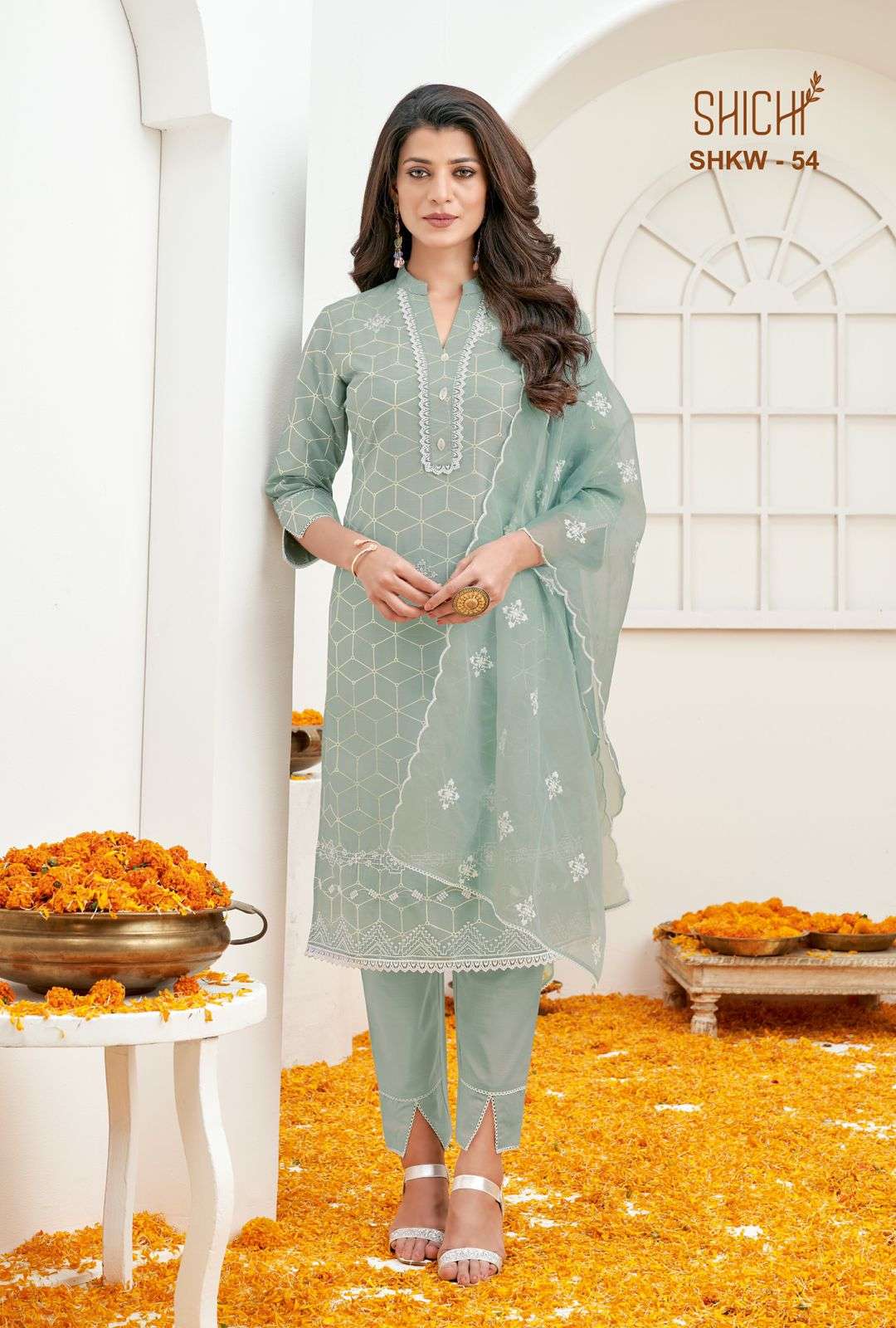 KHWAB COLLECTION BY SHICHI 49 TO 54 SERIES BEAUTIFUL SUITS COLORFUL STYLISH FANCY CASUAL WEAR & ETHNIC WEAR COTTON DRESSES AT WHOLESALE PRICE