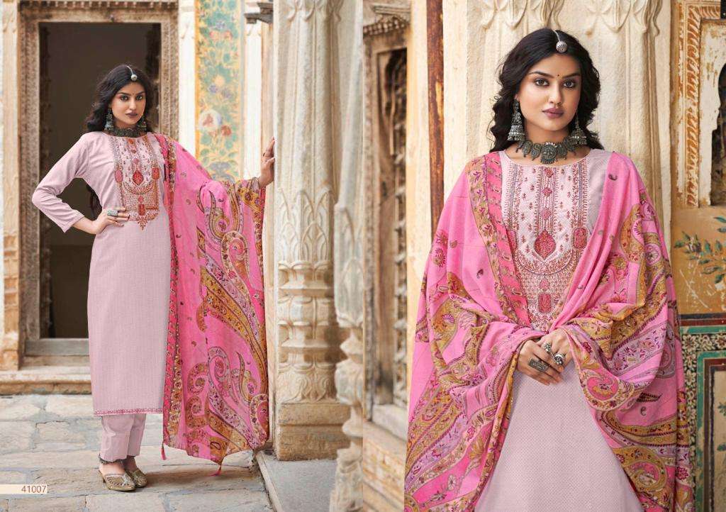 NOREEN BY SELTOS 41001 TO 41008 SERIES BEAUTIFUL SUITS COLORFUL STYLISH FANCY CASUAL WEAR & ETHNIC WEAR PURE JAM PRINT DRESSES AT WHOLESALE PRICE