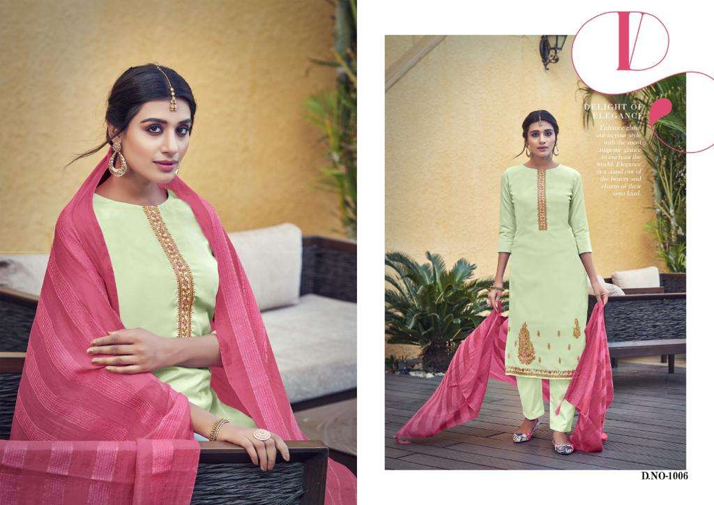 ATHEENA BY SELTOS 1001 TO 1006 SERIES BEAUTIFUL SUITS COLORFUL STYLISH FANCY CASUAL WEAR & ETHNIC WEAR PURE COTTON SILK DRESSES AT WHOLESALE PRICE