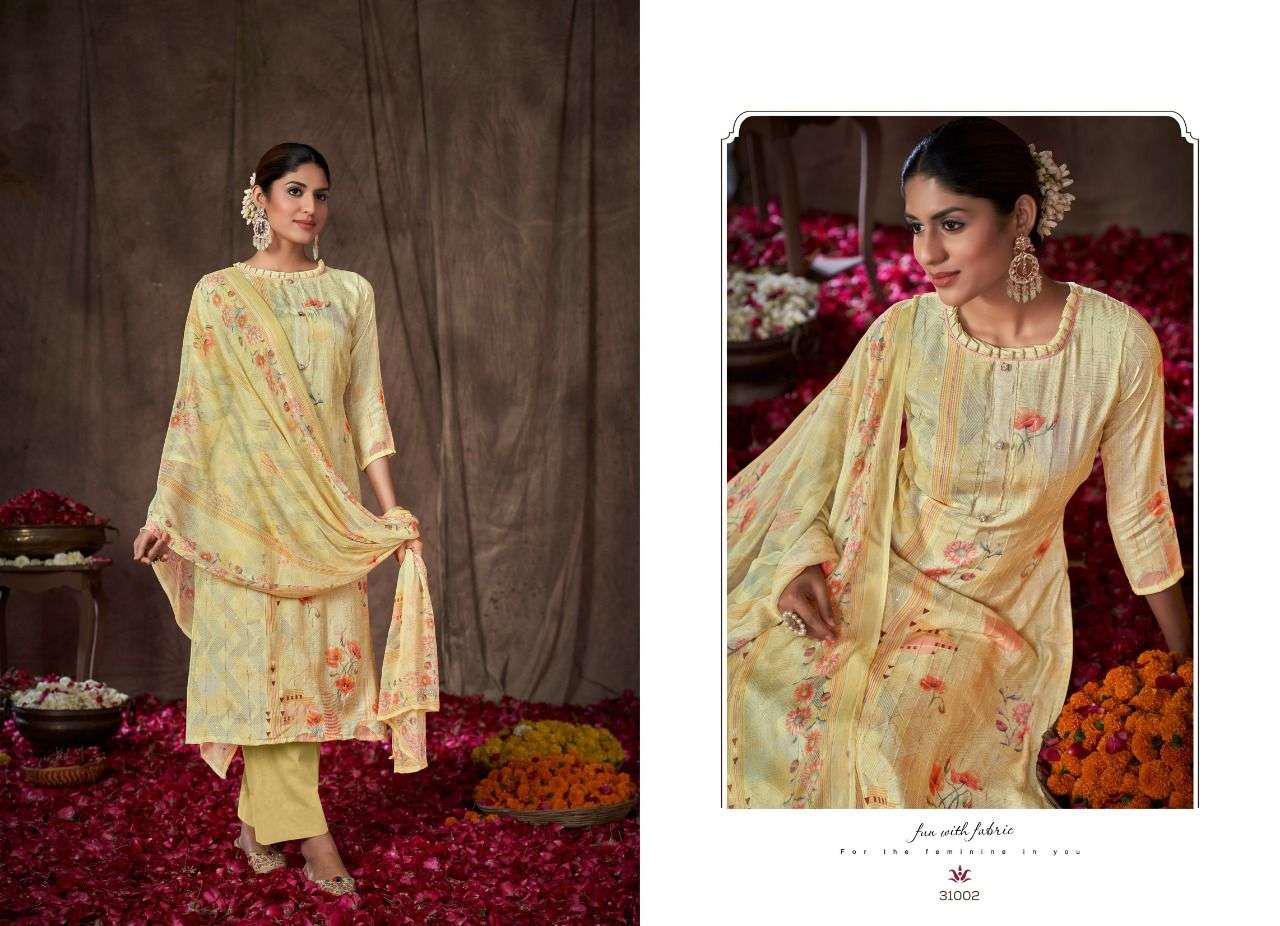 SELVI BY SIYONI 31001 TO 31006 SERIES BEAUTIFUL SUITS COLORFUL STYLISH FANCY CASUAL WEAR & ETHNIC WEAR PURE MUSLIN DIGITAL PRINT DRESSES AT WHOLESALE PRICE