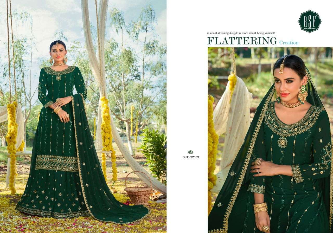SAMPADA BY RIDDHI SIDDHI FASHION 22001 TO 22004 SERIES BEAUTIFUL SUITS COLORFUL STYLISH FANCY CASUAL WEAR & ETHNIC WEAR PURE FAUX GEORGETTE DRESSES AT WHOLESALE PRICE