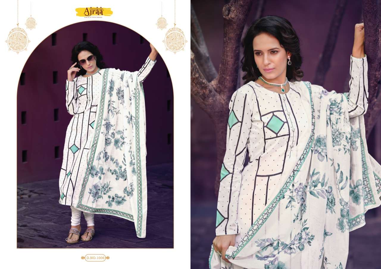 SHANAYA BY AJRAA 1001 TO 1007 SERIES BEAUTIFUL SUITS COLORFUL STYLISH FANCY CASUAL WEAR & ETHNIC WEAR COTTON DIGITAL PRINT DRESSES AT WHOLESALE PRICE