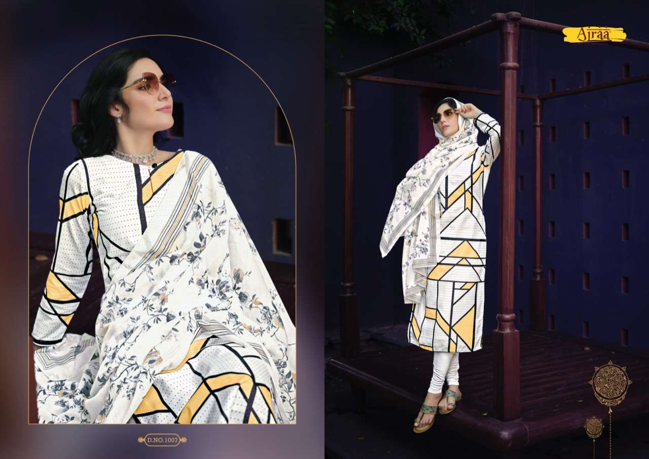 SHANAYA BY AJRAA 1001 TO 1007 SERIES BEAUTIFUL SUITS COLORFUL STYLISH FANCY CASUAL WEAR & ETHNIC WEAR COTTON DIGITAL PRINT DRESSES AT WHOLESALE PRICE