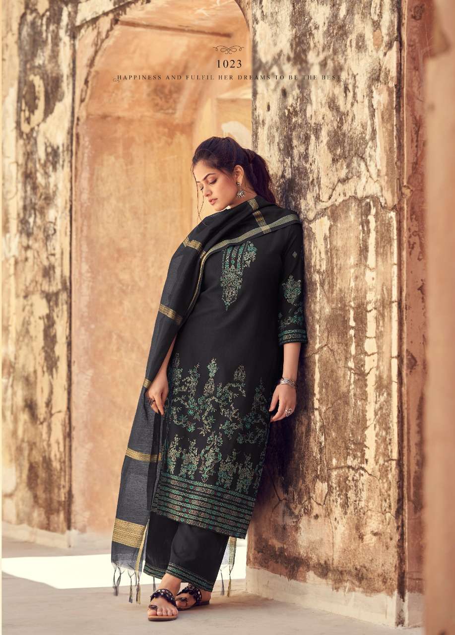 KANTHA BY INDO ERA 1021 TO 1026 SERIES BEAUTIFUL SUITS COLORFUL STYLISH FANCY CASUAL WEAR & ETHNIC WEAR COTTON PRINT DRESSES AT WHOLESALE PRICE