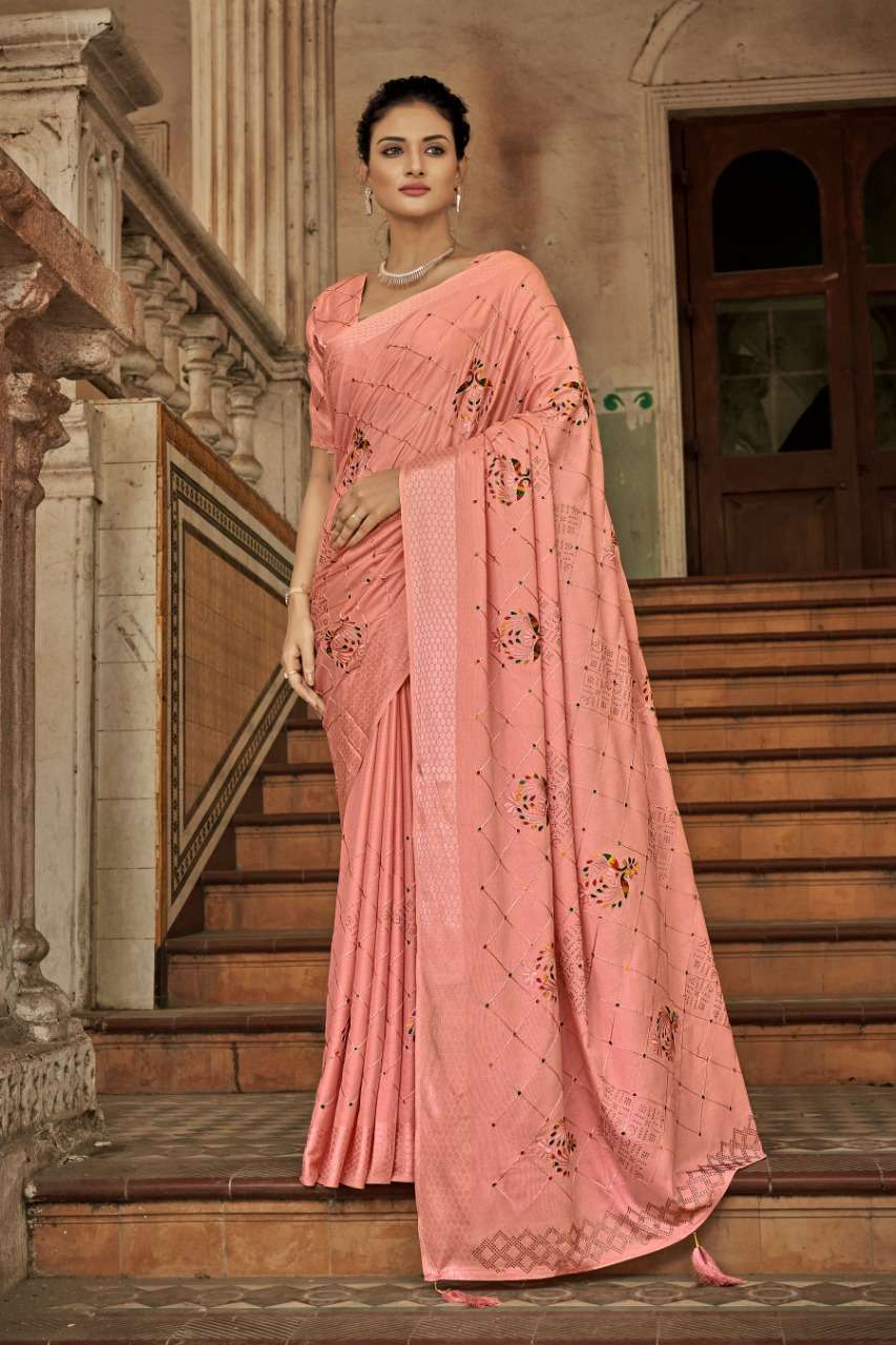 UNICORN PEACOCK BY YADU NANDAN FASHION 01 TO 06 SERIES INDIAN TRADITIONAL WEAR COLLECTION BEAUTIFUL STYLISH FANCY COLORFUL PARTY WEAR & OCCASIONAL WEAR COTTON SATIN SAREES AT WHOLESALE PRICE