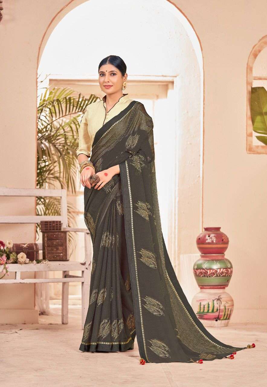 MANORAMA BY 5D DESIGNER 11731 TO 11738 SERIES INDIAN TRADITIONAL WEAR COLLECTION BEAUTIFUL STYLISH FANCY COLORFUL PARTY WEAR & OCCASIONAL WEAR PURE CHIFFON SAREES AT WHOLESALE PRICE