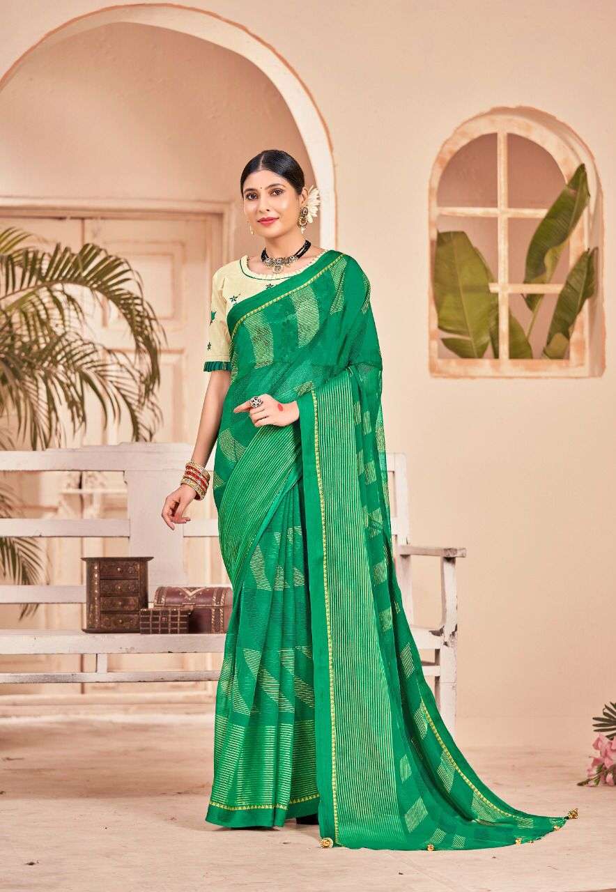 MANORAMA BY 5D DESIGNER 11731 TO 11738 SERIES INDIAN TRADITIONAL WEAR COLLECTION BEAUTIFUL STYLISH FANCY COLORFUL PARTY WEAR & OCCASIONAL WEAR PURE CHIFFON SAREES AT WHOLESALE PRICE