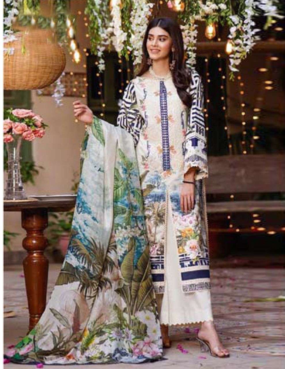 SANIYA VOL-6 BY APANA COTTON 1001 TO 1006 SERIES BEAUTIFUL STYLISH SUITS FANCY COLORFUL CASUAL WEAR & ETHNIC WEAR & READY TO WEAR COTTON PRINTED DRESSES AT WHOLESALE PRICE