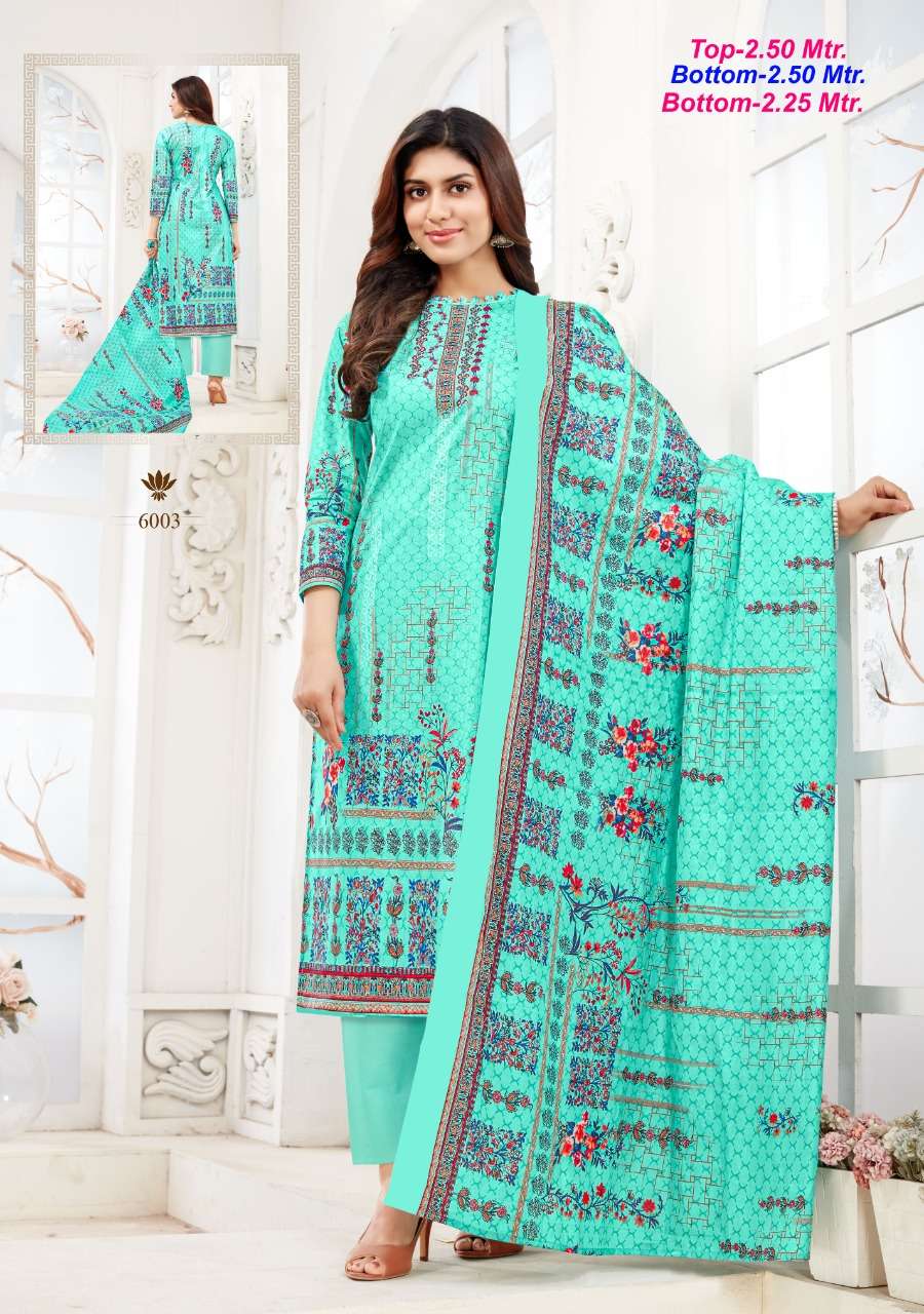 Almira Vol-6 By Apana Cotton 1001 To 1006 Series Beautiful Stylish Suits Fancy Colorful Casual Wear & Ethnic Wear & Ready To Wear Cotton Printed Dresses At Wholesale Price