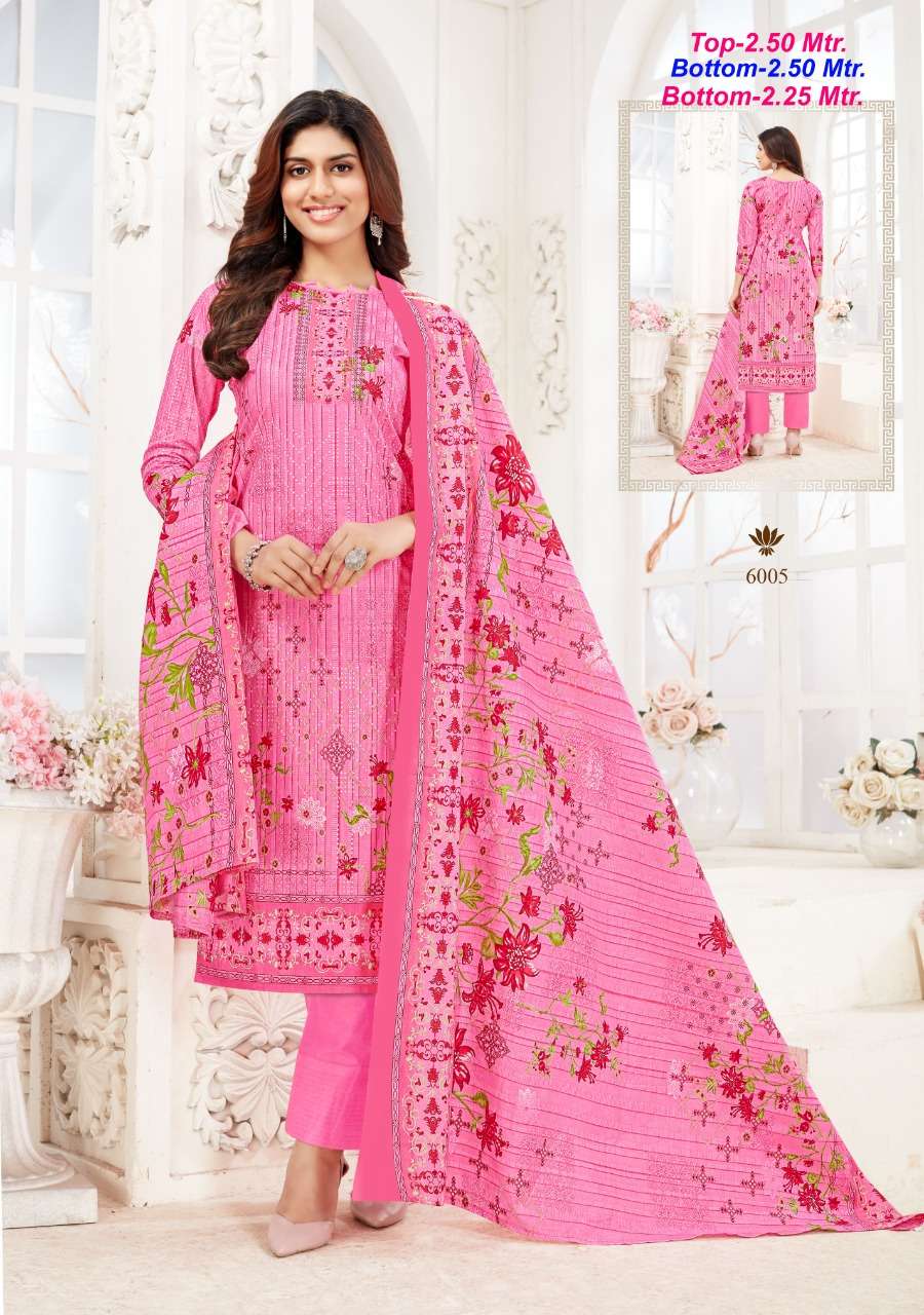 Almira Vol-6 By Apana Cotton 1001 To 1006 Series Beautiful Stylish Suits Fancy Colorful Casual Wear & Ethnic Wear & Ready To Wear Cotton Printed Dresses At Wholesale Price