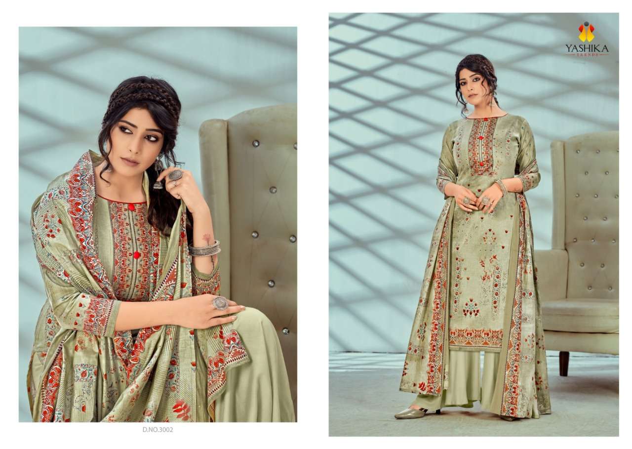 ZULFFAT VOL-3 NX BY YASHIKA TRENDS BEAUTIFUL STYLISH SUITS FANCY COLORFUL CASUAL WEAR & ETHNIC WEAR & READY TO WEAR PURE CAMBRIC PRINTED DRESSES AT WHOLESALE PRICE