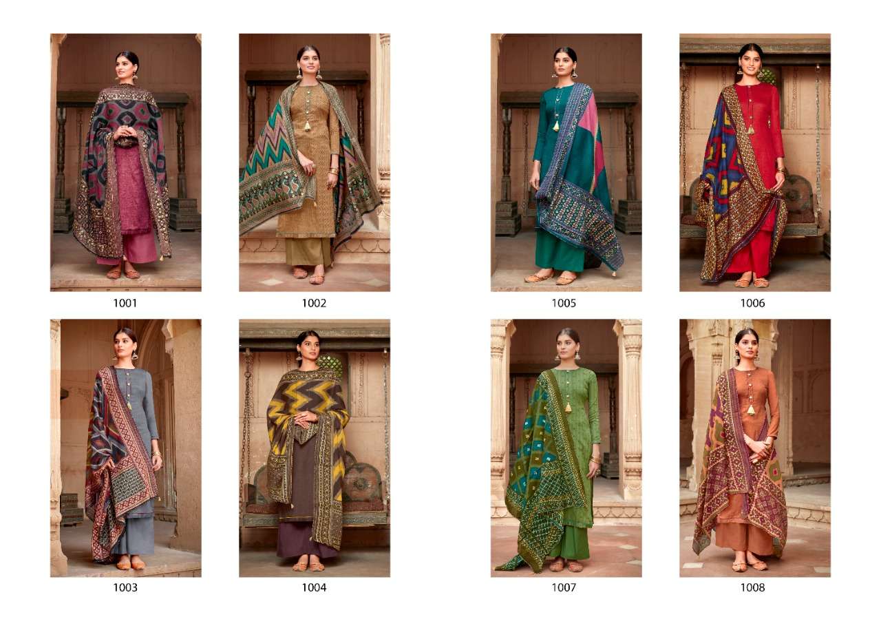 BINDIYA BY SWEETY FASHION 1001 TO 1008 SERIES BEAUTIFUL SUITS COLORFUL STYLISH FANCY CASUAL WEAR & ETHNIC WEAR PURE JAM SATIN PRINT DRESSES AT WHOLESALE PRICE