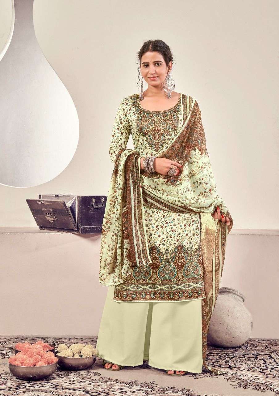 KASTURI BY KESARIYA 1001 TO 1008 SERIES BEAUTIFUL SUITS COLORFUL STYLISH FANCY CASUAL WEAR & ETHNIC WEAR HEAVY JAM PRINT DRESSES AT WHOLESALE PRICE