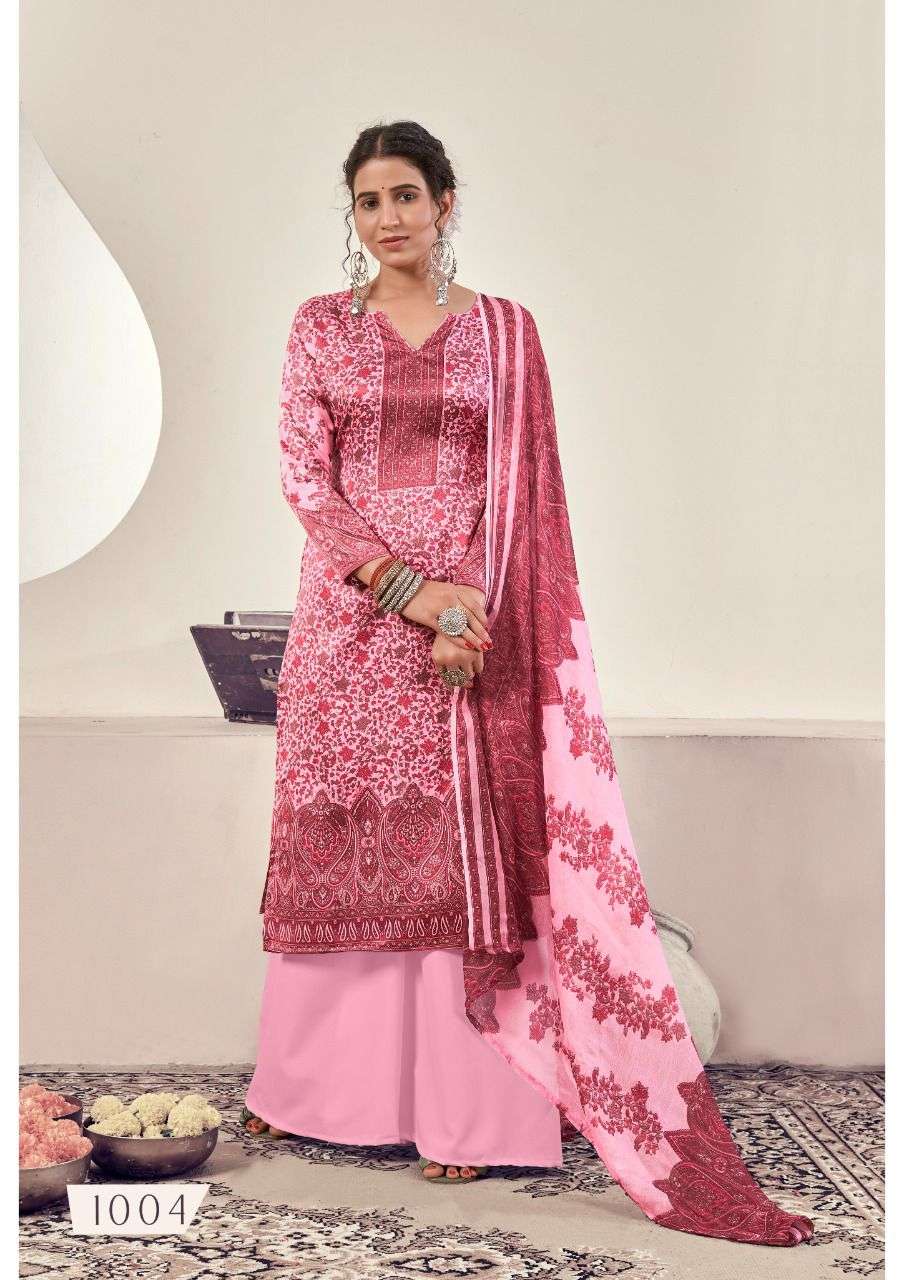 KASTURI BY KESARIYA 1001 TO 1008 SERIES BEAUTIFUL SUITS COLORFUL STYLISH FANCY CASUAL WEAR & ETHNIC WEAR HEAVY JAM PRINT DRESSES AT WHOLESALE PRICE