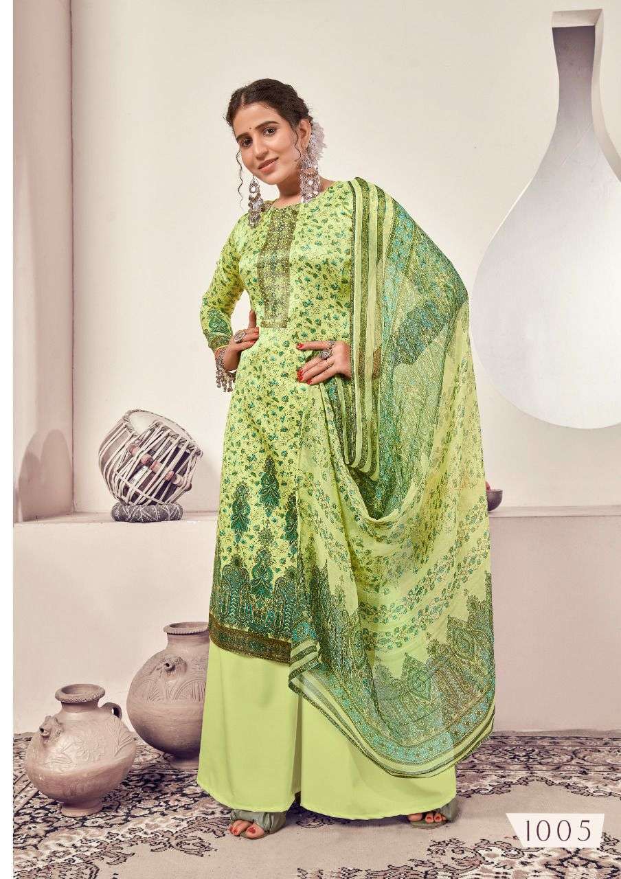 KASTURI BY KESARIYA 1001 TO 1008 SERIES BEAUTIFUL SUITS COLORFUL STYLISH FANCY CASUAL WEAR & ETHNIC WEAR HEAVY JAM PRINT DRESSES AT WHOLESALE PRICE