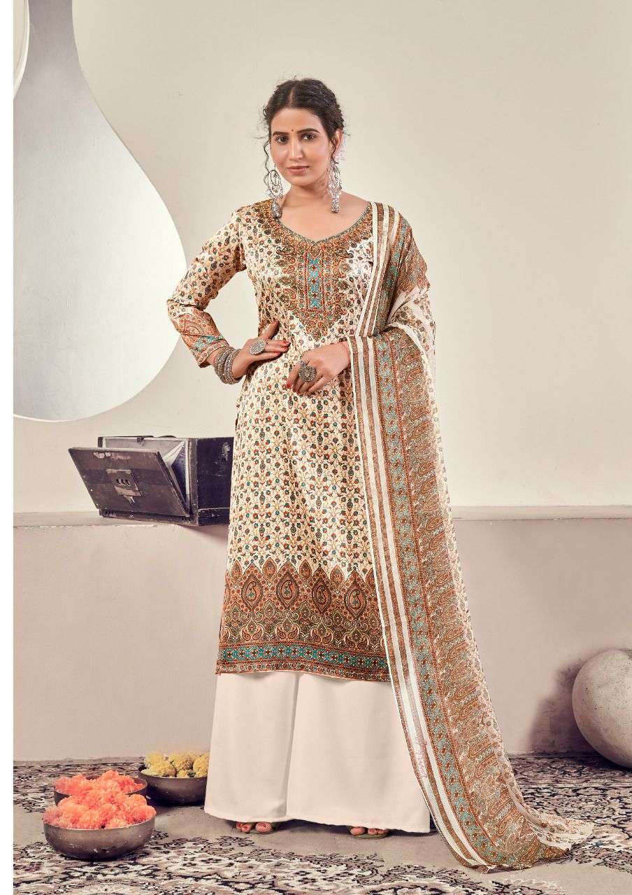KASTURI BY KESARIYA 1001 TO 1008 SERIES BEAUTIFUL SUITS COLORFUL STYLISH FANCY CASUAL WEAR & ETHNIC WEAR HEAVY JAM PRINT DRESSES AT WHOLESALE PRICE