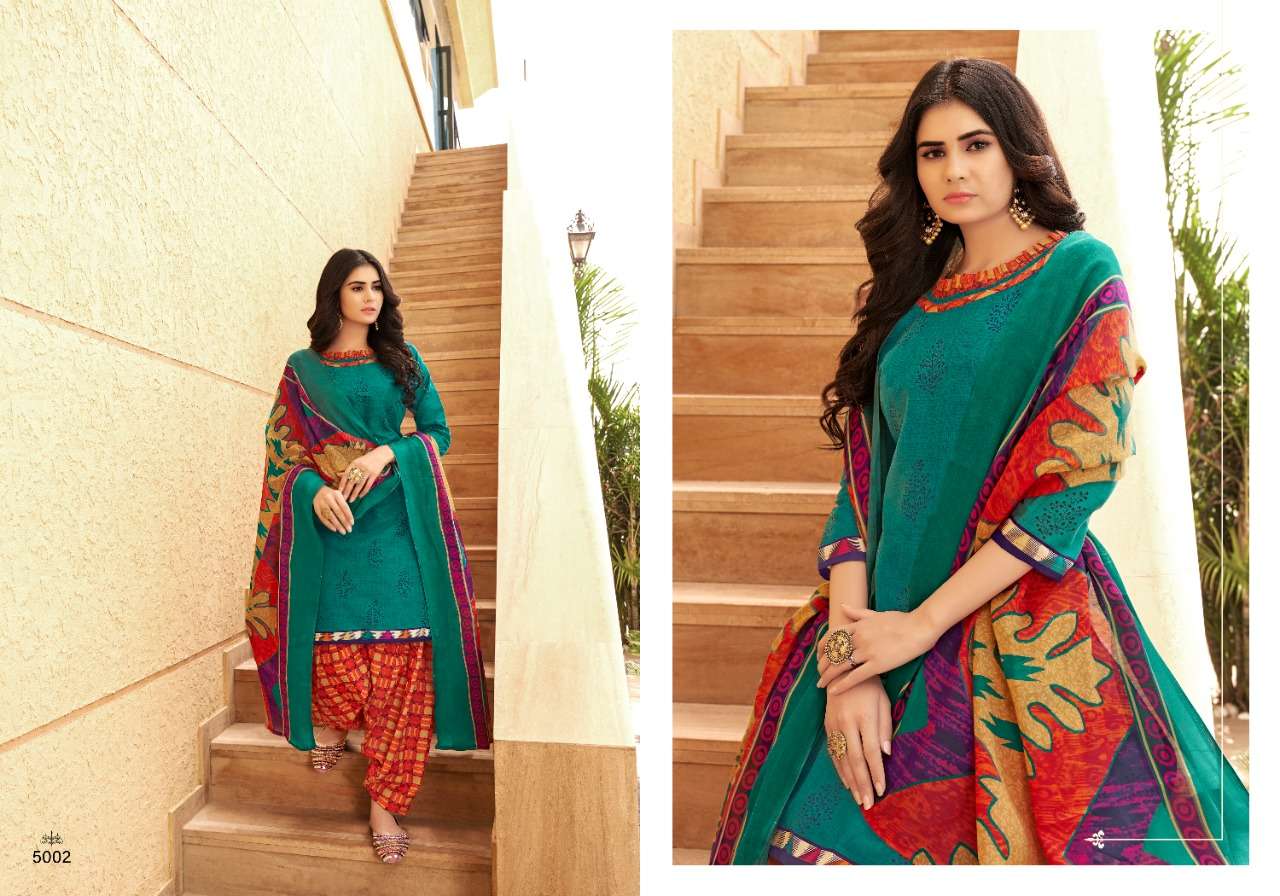NON STOP VOL-50 BY SWEETY FASHION 5001 TO 5012 SERIES BEAUTIFUL SUITS COLORFUL STYLISH FANCY CASUAL WEAR & ETHNIC WEAR SOFT COTTON PRINT DRESSES AT WHOLESALE PRICE
