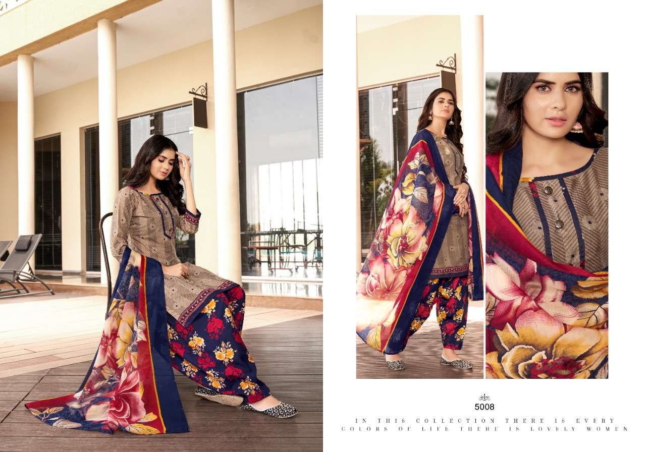 NON STOP VOL-50 BY SWEETY FASHION 5001 TO 5012 SERIES BEAUTIFUL SUITS COLORFUL STYLISH FANCY CASUAL WEAR & ETHNIC WEAR SOFT COTTON PRINT DRESSES AT WHOLESALE PRICE