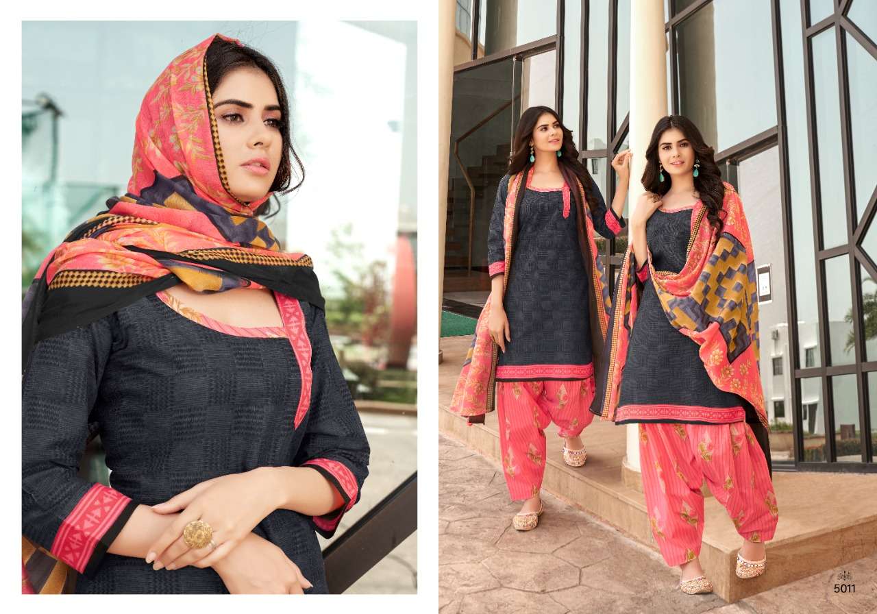 NON STOP VOL-50 BY SWEETY FASHION 5001 TO 5012 SERIES BEAUTIFUL SUITS COLORFUL STYLISH FANCY CASUAL WEAR & ETHNIC WEAR SOFT COTTON PRINT DRESSES AT WHOLESALE PRICE