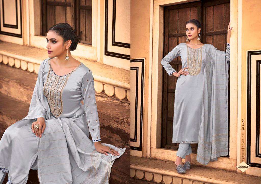 ELIZA BY SELTOS 60001 TO 60006 SERIES BEAUTIFUL SUITS COLORFUL STYLISH FANCY CASUAL WEAR & ETHNIC WEAR PURE COTTON SILK DRESSES AT WHOLESALE PRICE
