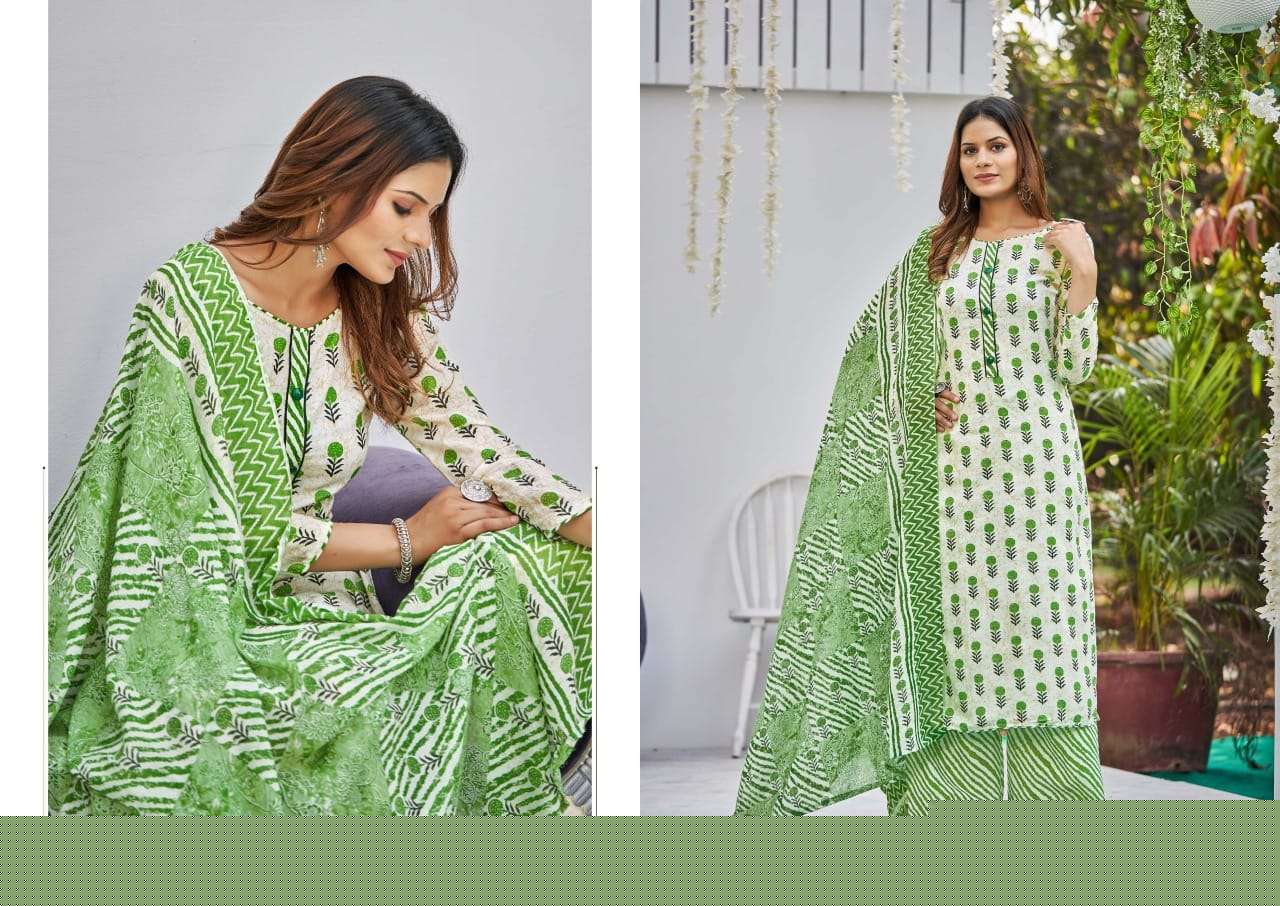 KIARA BY ADEEVA TRENDZ 502-001 TO 502-010 SERIES BEAUTIFUL SUITS COLORFUL STYLISH FANCY CASUAL WEAR & ETHNIC WEAR PURE COTTON PRINT DRESSES AT WHOLESALE PRICE