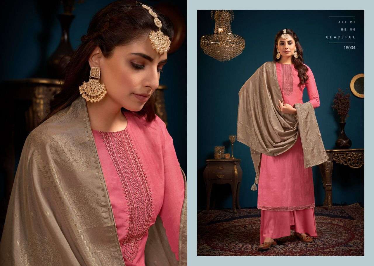 IZAARA BY NISHANT FASHION 16001 TO 16006 SERIES BEAUTIFUL SUITS COLORFUL STYLISH FANCY CASUAL WEAR & ETHNIC WEAR PURE COTTON CHINNON DRESSES AT WHOLESALE PRICE