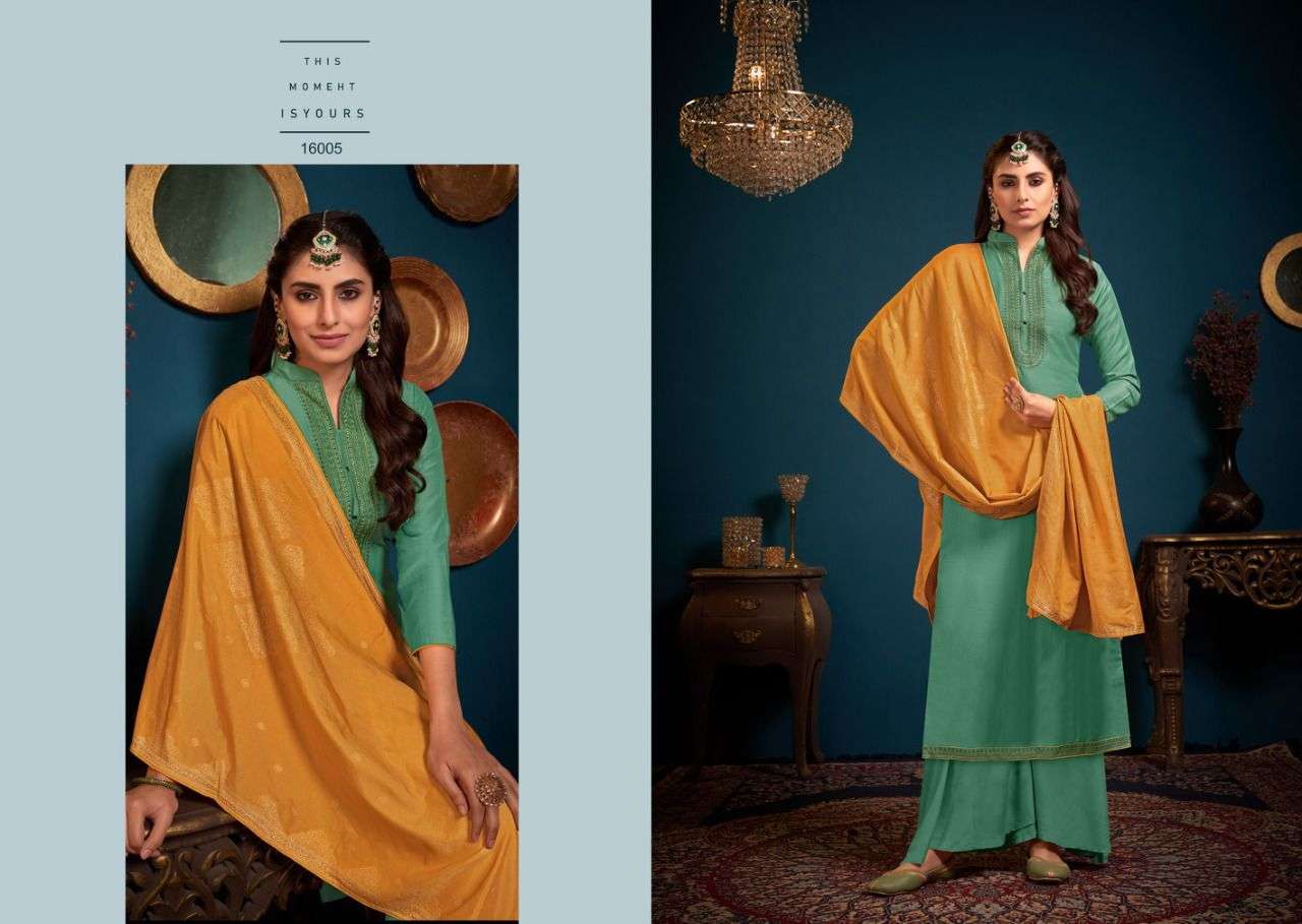 IZAARA BY NISHANT FASHION 16001 TO 16006 SERIES BEAUTIFUL SUITS COLORFUL STYLISH FANCY CASUAL WEAR & ETHNIC WEAR PURE COTTON CHINNON DRESSES AT WHOLESALE PRICE
