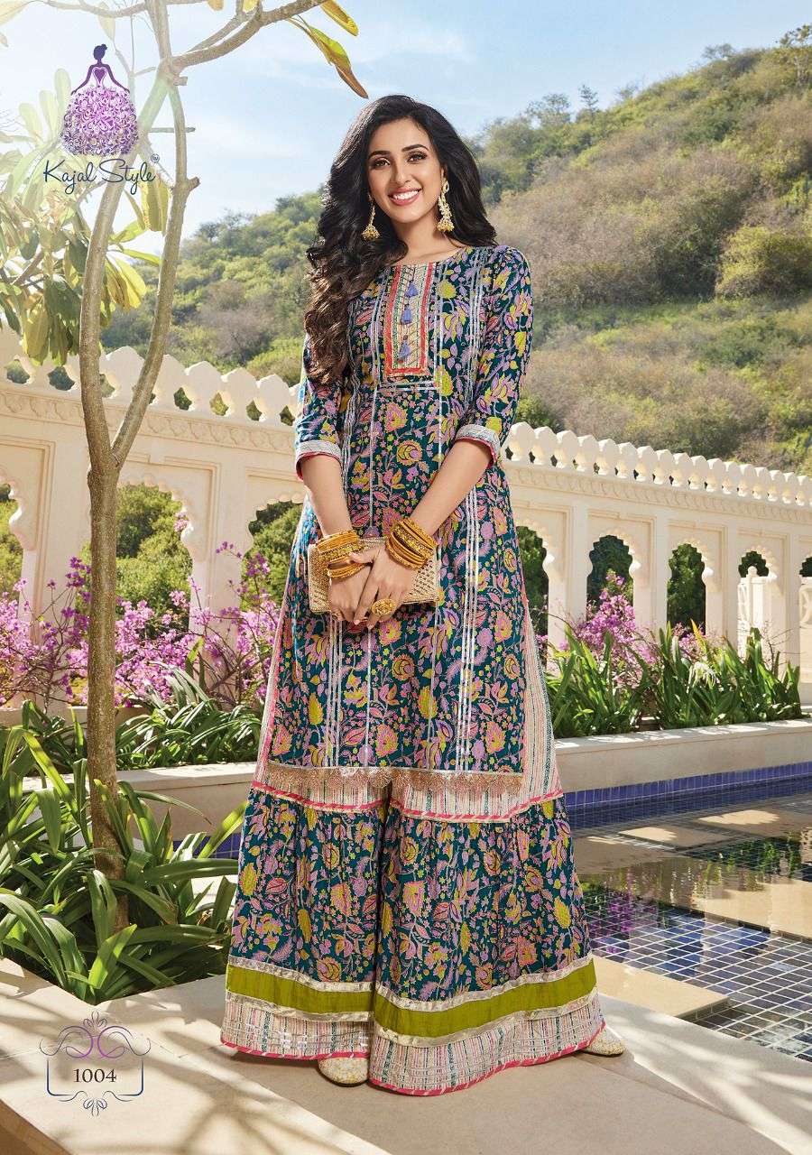 ELIZA BY KAJAL STYLE 1001 TO 1008 SERIES DESIGNER STYLISH FANCY COLORFUL BEAUTIFUL PARTY WEAR & ETHNIC WEAR COLLECTION HEAVY COTTON KURTIS WITH BOTTOM AT WHOLESALE PRICE