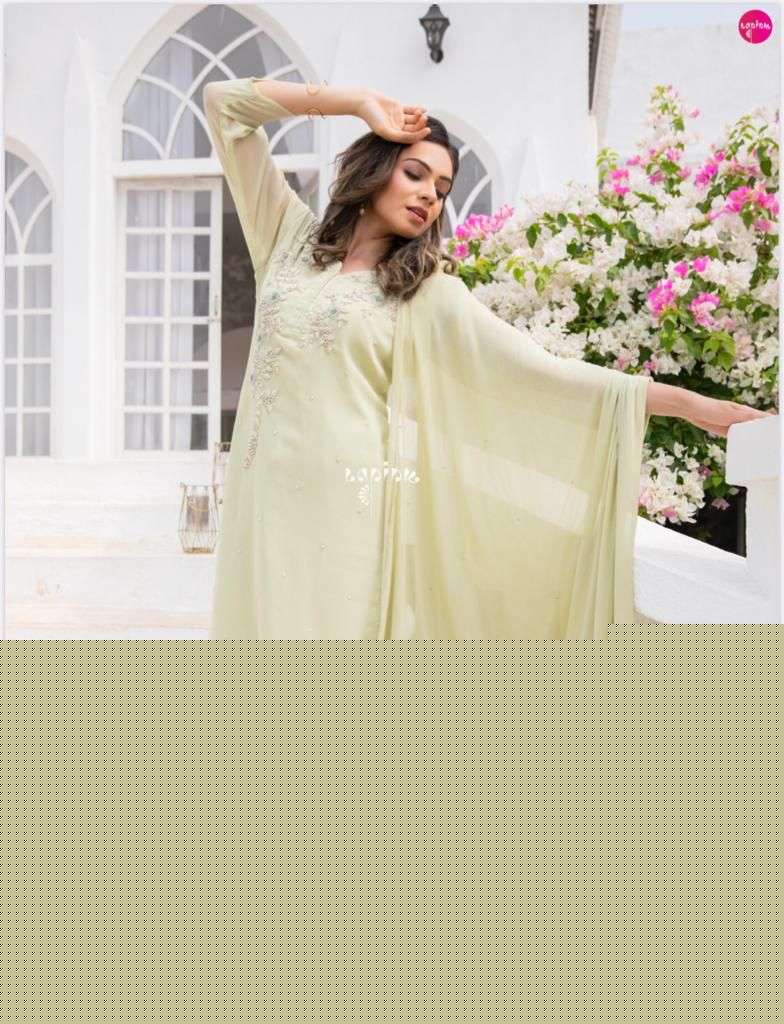 AAINA VOL-3 BY LAPINK 301 TO 304 SERIES BEAUTIFUL SUITS COLORFUL STYLISH FANCY CASUAL WEAR & ETHNIC WEAR CHINNON/GEORGETTE DRESSES AT WHOLESALE PRICE