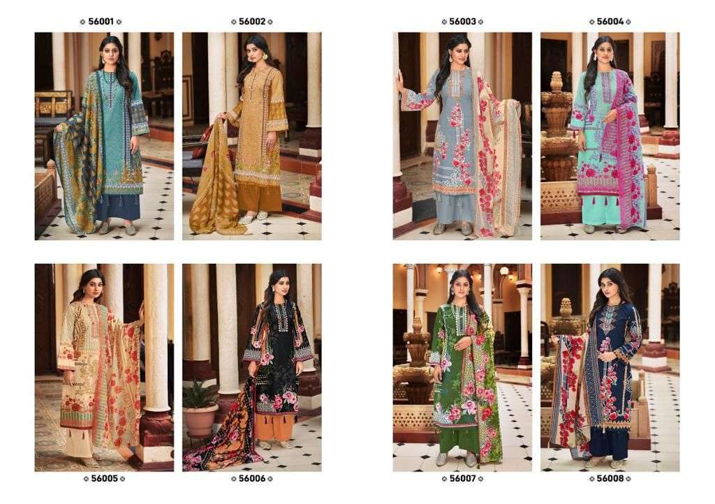 ELAAN E ISHQ BY SELTOS 56001 TO 56008 SERIES BEAUTIFUL PAKISTANI SUITS COLORFUL STYLISH FANCY CASUAL WEAR & ETHNIC WEAR PURE CAMBRIC DIGITAL PRINT DRESSES AT WHOLESALE PRICE