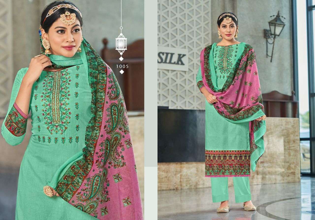 TULIP BY RADHA FAB 1001 TO 1010 SERIES BEAUTIFUL SUITS COLORFUL STYLISH FANCY CASUAL WEAR & ETHNIC WEAR PURE COTTON DIGITAL PRINT DRESSES AT WHOLESALE PRICE
