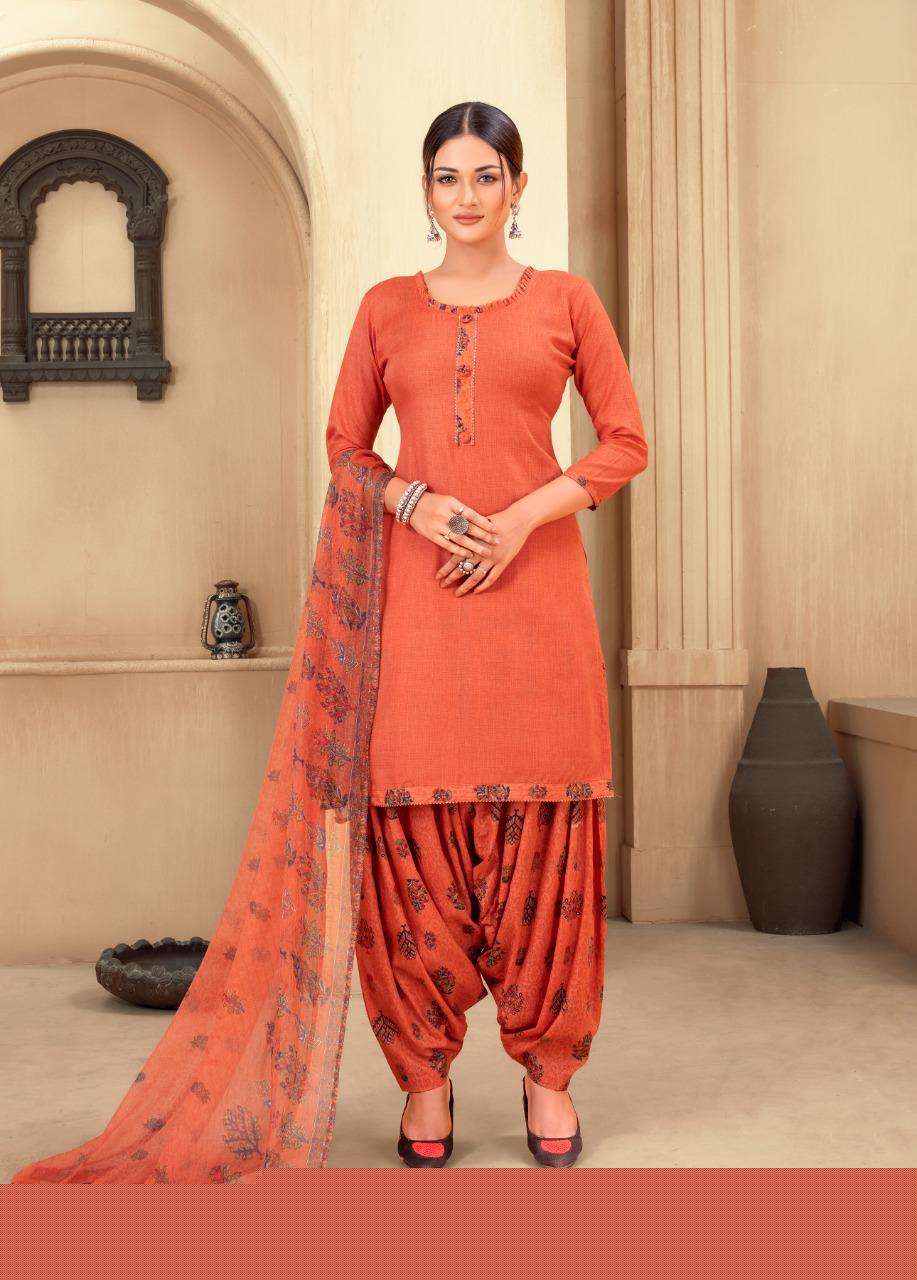 EKTA VOL-8 BY SHIV GORI SILK MILLS 8001 TO 8012 SERIES BEAUTIFUL STYLISH SUITS FANCY COLORFUL CASUAL WEAR & ETHNIC WEAR & READY TO WEAR HEAVY COTTON PRINTED DRESSES AT WHOLESALE PRICE